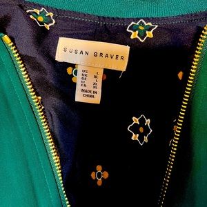 Susan Graver bomber jacket